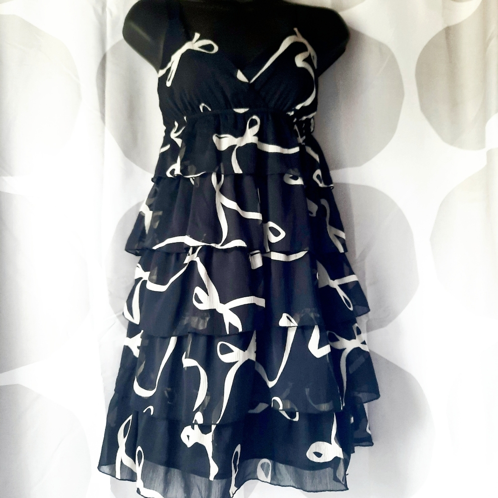 Chiffon layered dress